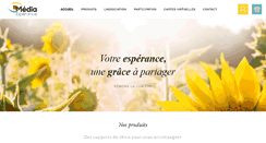 Desktop Screenshot of media-esperance.org